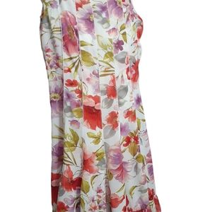 Womens z Studio sz 6 7  Floral Fully lined Sleeveless  multi colored Dress